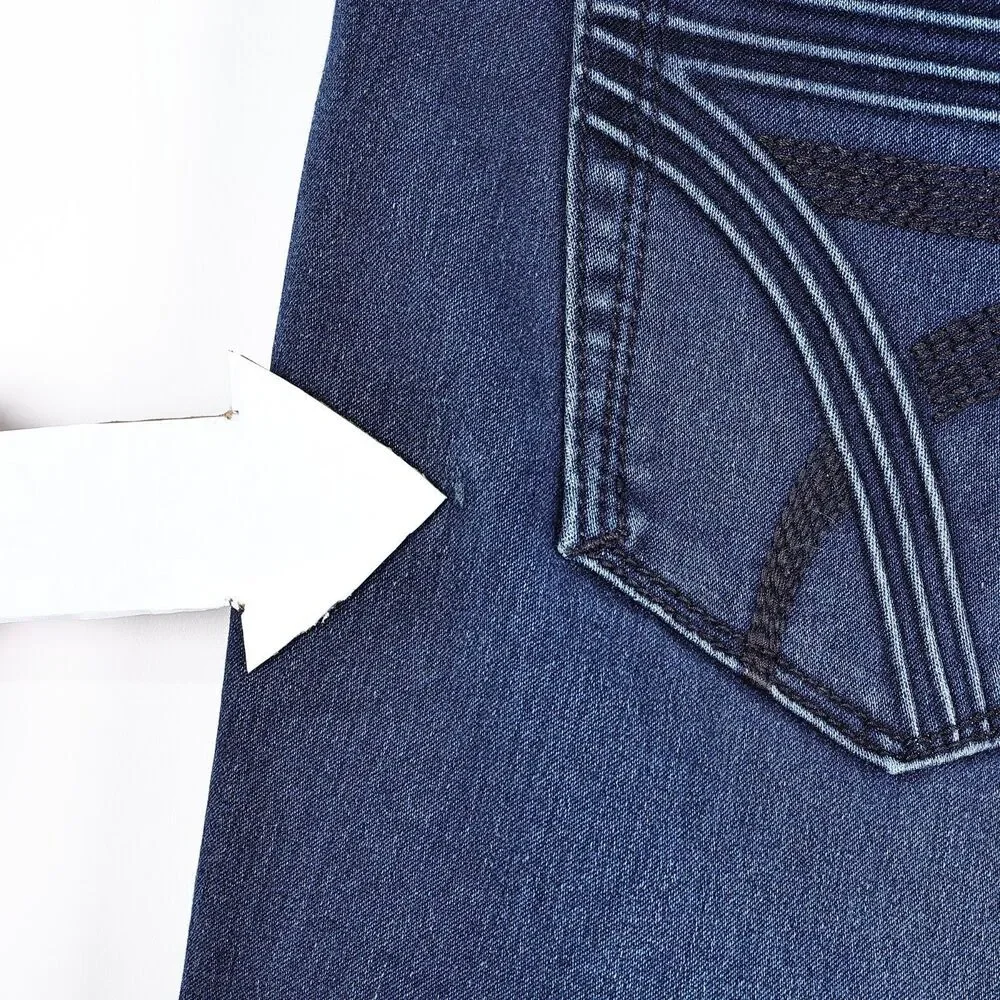Seven7 Jeans Womens Size 6 Blue Stretch‎ Slim Ankle Cropped Homer Blue Style
